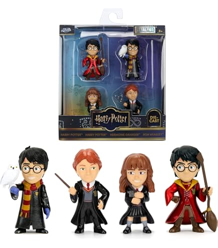 Jade - Nano MetalsFig Pack of 5 Harry Potter Figures, Multi-Colour