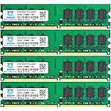 PC2 6400 DDR2 800MHz UDIMM RAM 8GB Kit (2GBX4) 2Rx8 PC2 6400U 2GB 1.8V Non-ecc Unbuffered Desktop Memory