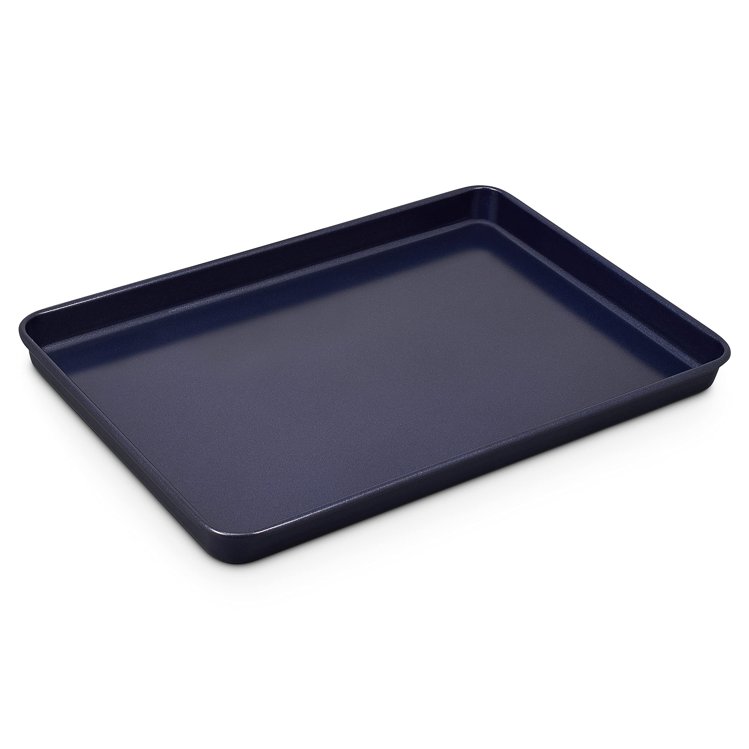 Zyliss Non-Stick Baking Tray, PFAS Free Carbon Steel, 39cm x 26cm Dark Blue, Baking Tin/Bakeware/Roasting, Dishwasher Safe