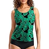 G Gradual Tankini Tops for Women High Neck Swimsuits Swim Top Modest Bathing Suit Swimwear Tank Top only No Bottom
