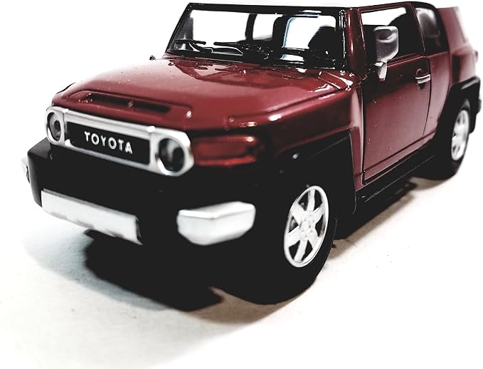 Kinsmart Candy Apple Red Toyota FJ Cruiser SUV 1/36 Scale