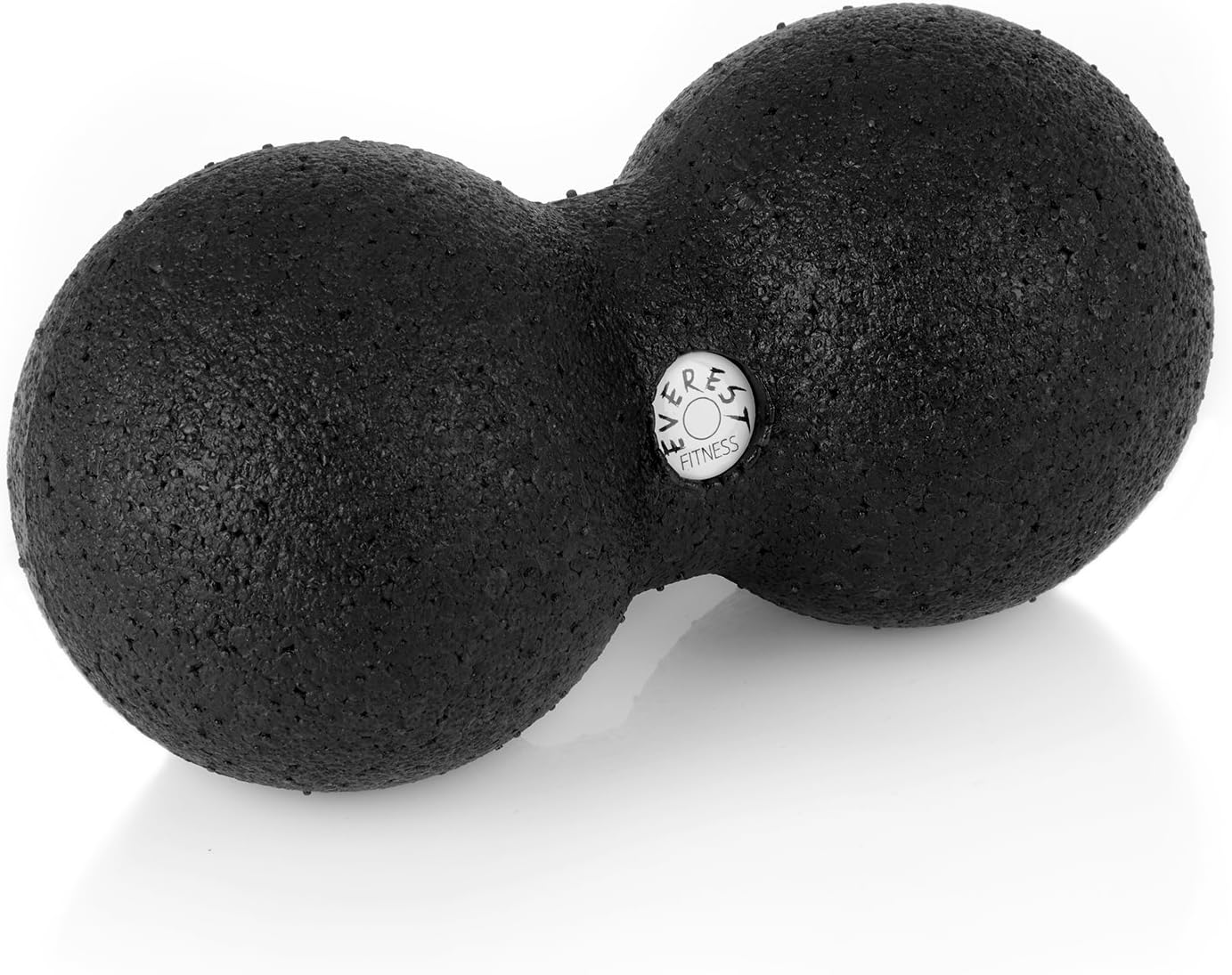 Rouleau Massage EVEREST FITNESS - Dureté Medium - Pour Fascias Et Bien-être - Noir/violet