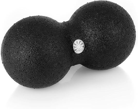 EVEREST FITNESS Pelota automasaje en Negro de Espuma - twinball ...