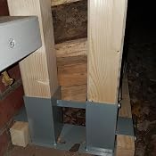 Kaminholz stapelhilfe