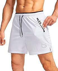 G Gradual Men's Running Shorts with Zipper Pockets