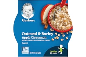 Gerber Breakfast Buddies Hot Cereal with Real Fruit Apple Cinnamon 4.5 Ounce