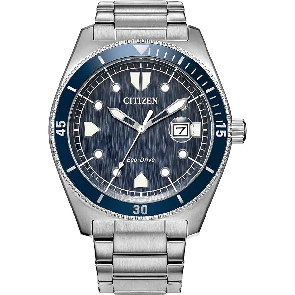 Amazon.com: Citizen Men's Eco-Drive Sport Luxury Watch, Silver
