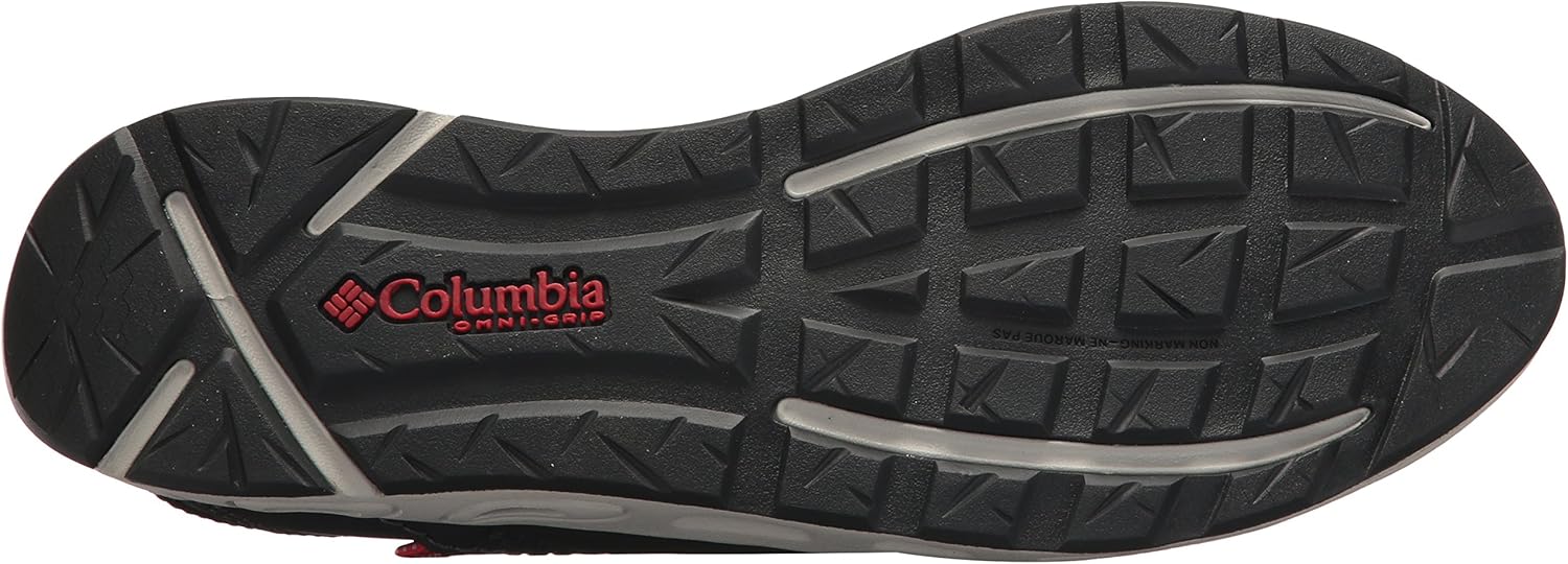  | Columbia Men's Bahama Vent PFG Boat Shoe, Waterproof & Breathable, 12 Regular US, titanium mhw, bright red | Tennis & Racquet Sports