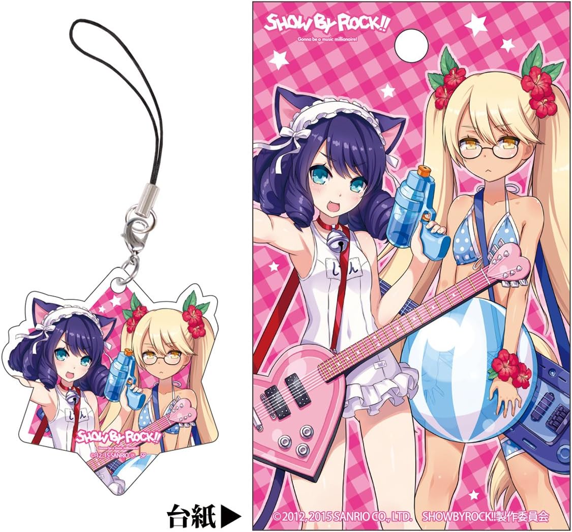 Amazon Show By Rock アクリルストラップ 単品 1 シアン レトリー アニメ 萌えグッズ 通販
