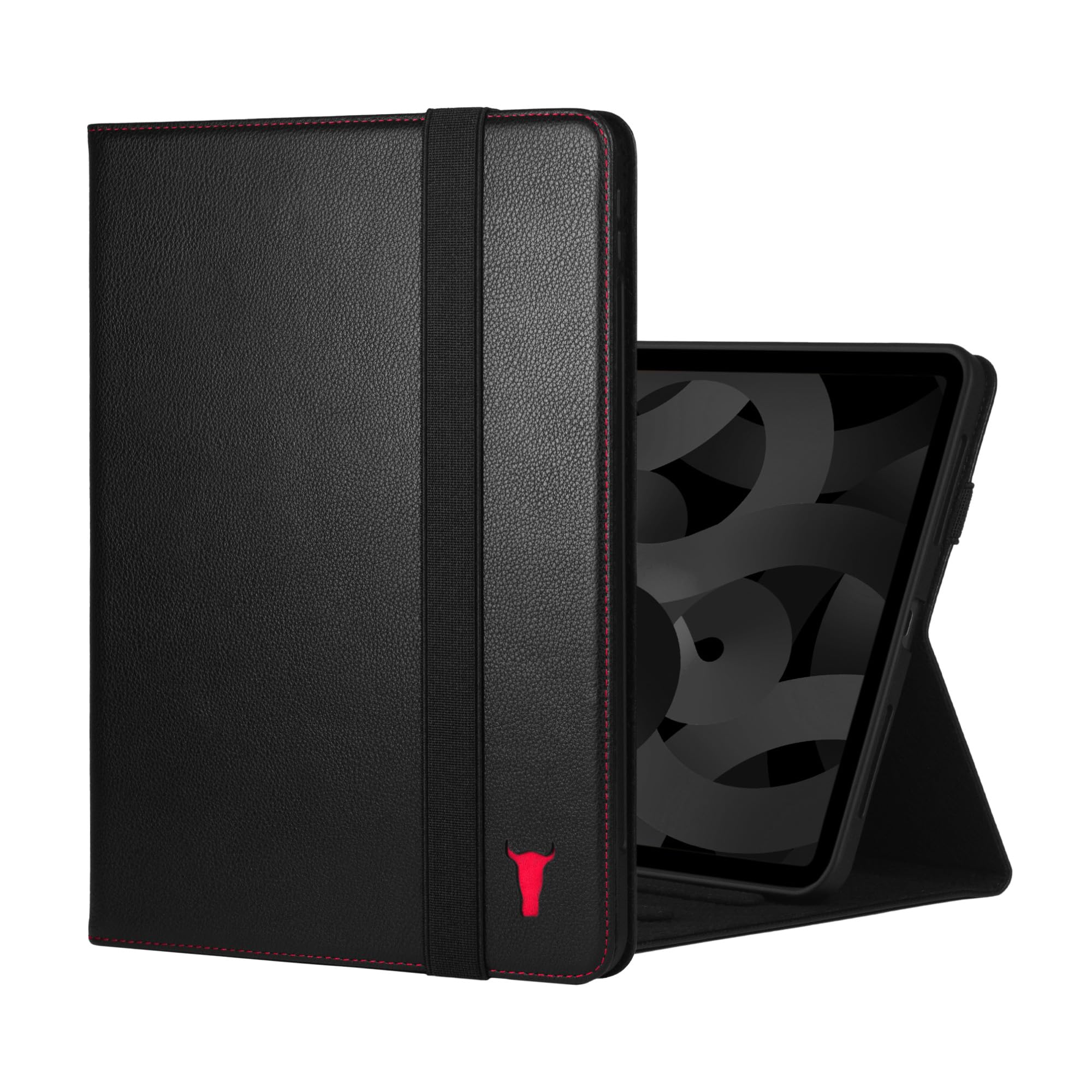 TORRO Case Compatible with iPad 10th Generation – Genuine Leather iPad 10th Gen 2022 Case with Stand Function and Wake/Sleep Function (Black) — image 1