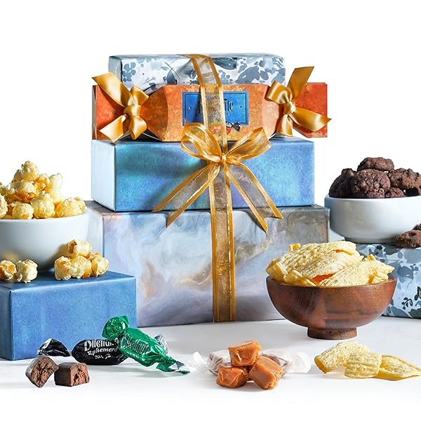 BROADWAY BASKETEERS EASTER FOOD GIFT BASKETS WITH CHOCOLATE...