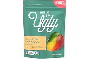 HELLO, I'M UGLY! Dried & Sliced Mangos - Pack of 3 (3oz Each)