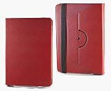 Navitech Red Case 360 Stand Stylus for DOOGEE T20 Mini 8 Inch Tablet view 4