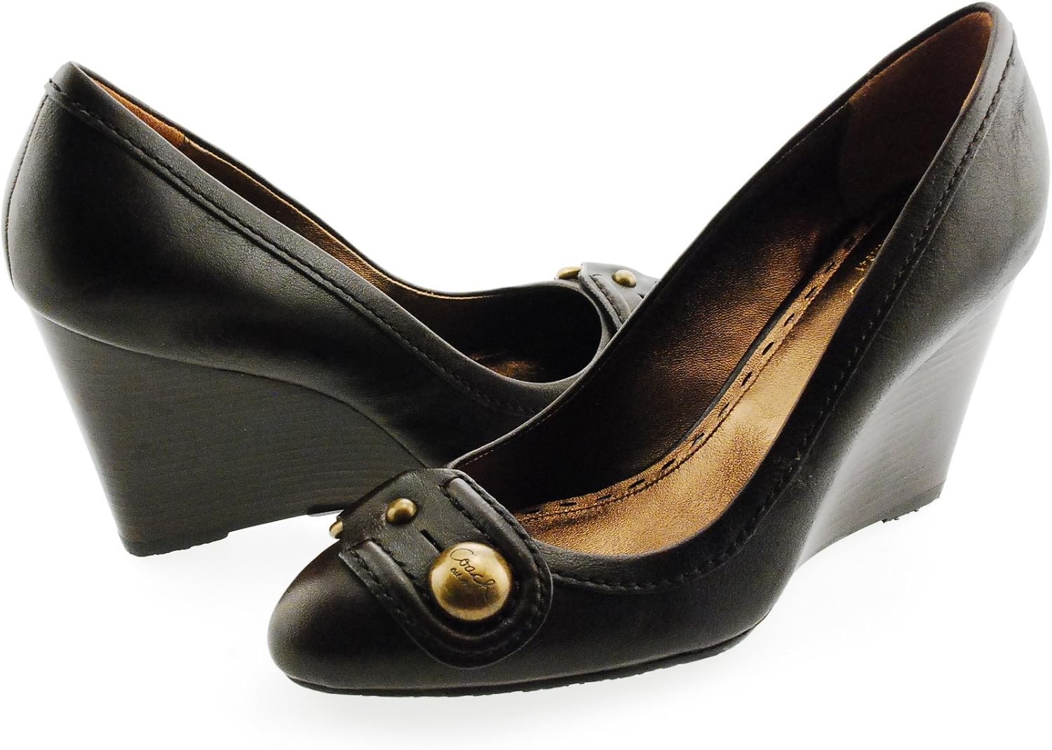coach wedge heels women's shoes