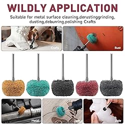 50 PCS Abrasive Buffing Wheels,1 Inch Buffing