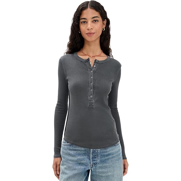 Free People Women's Coffee Chat Long Sleeve, Limoges at Amazon