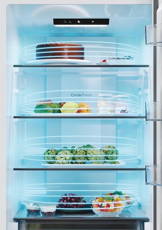 - Réfrigérateur Combiné - 2 Portes - Classe Énergétique E - Technologie Total No Frost Circle+ - Inox - 289L (Frigo) + 120L (Congélateur) - 205 x 59,5 x 66,7 cm - Modèle CNCQ2T620EX