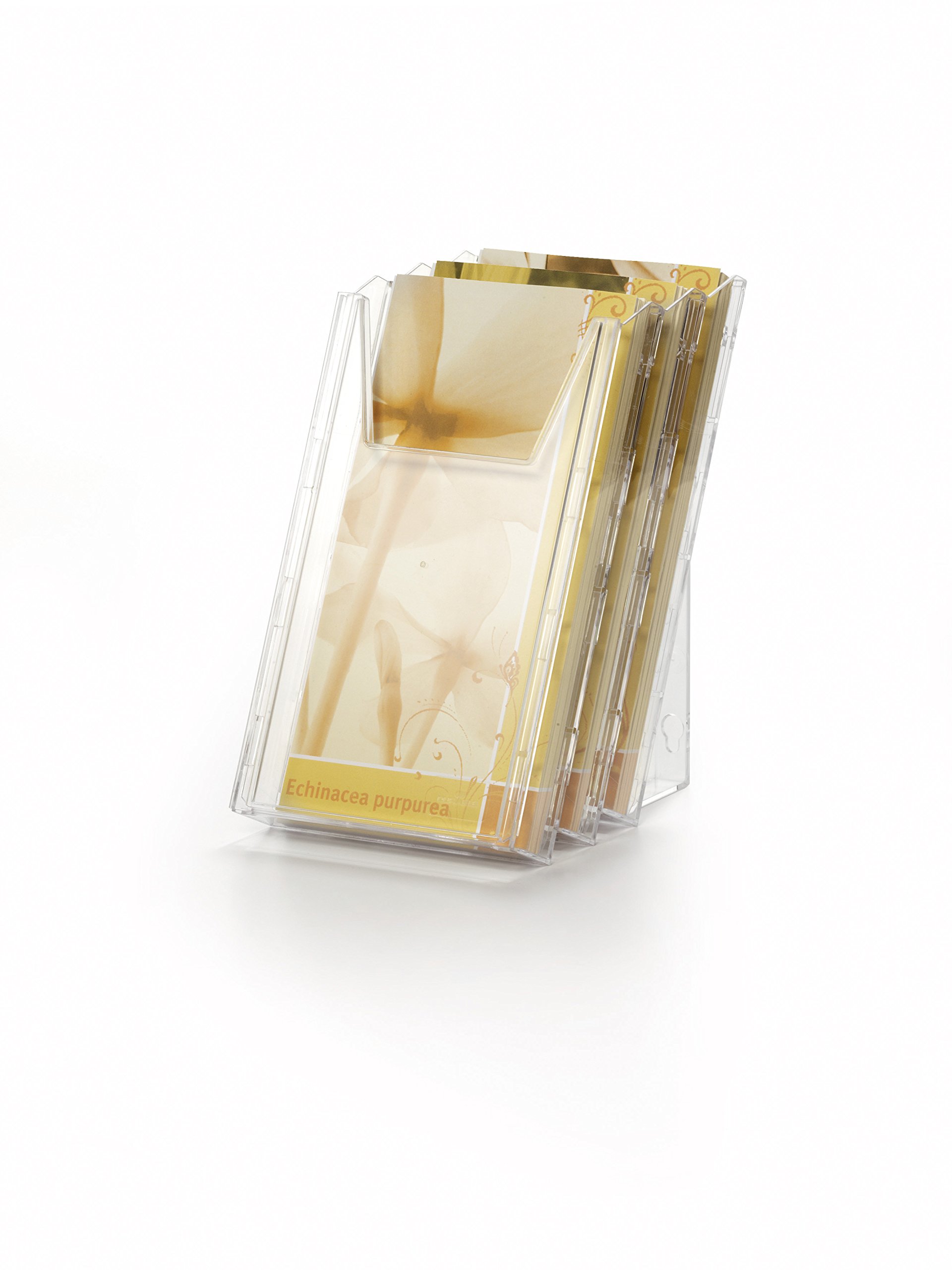 Durable Combiboxx 1/3 A4 (A6) Set L, 3 Tray Table or Wall Literature Holder