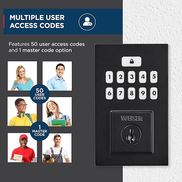 SMARTCODE ELECTRONIC KEYPAD DEADBOLT – MATTE BLACK