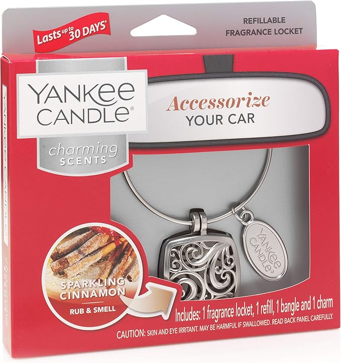 Yankee Candle Charming Scents Car Air Freshener Square Starter Kit