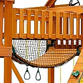 Gorilla Playsets 06-2004 Clatter Bridge Mesh Panels Add On for Swing Set Clatter Bridge, Black