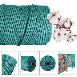 3mm x 109Yards Macrame Cord Thick Natural Cotton