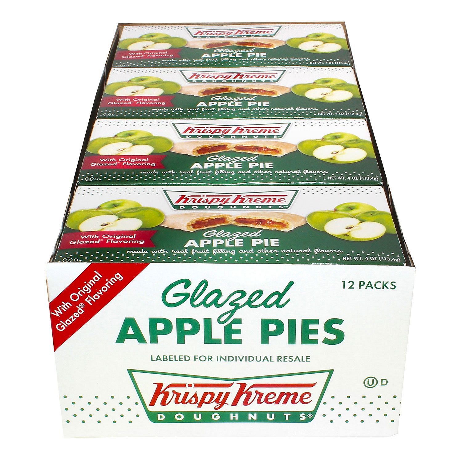 Krispy Kreme Glazed Mini Pies 6 20z Glazed Mini Pies Per Box