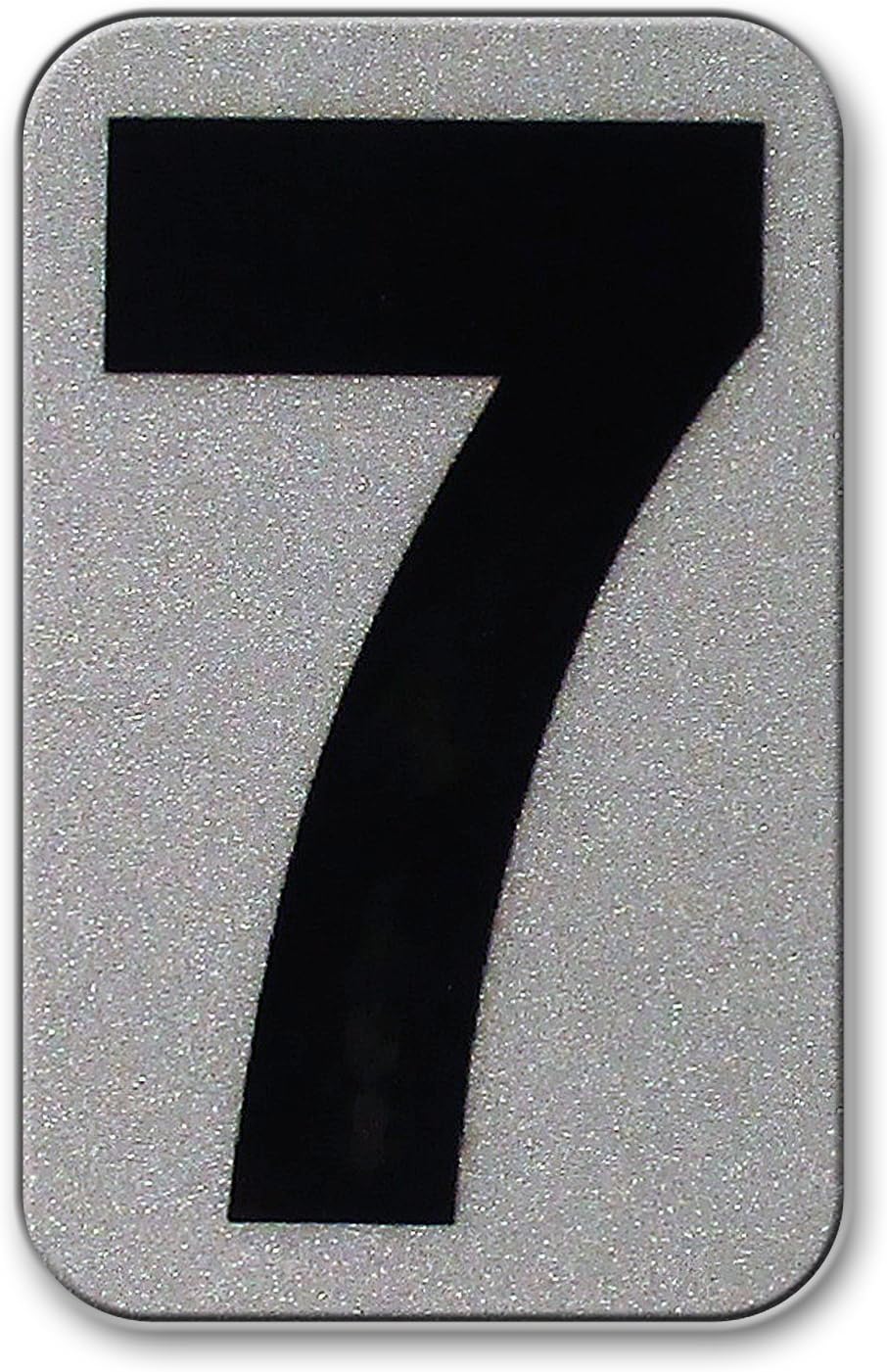 Reflective Peel & Stick Vinyl Numbers/Letters/Symbols (3 inch, 7