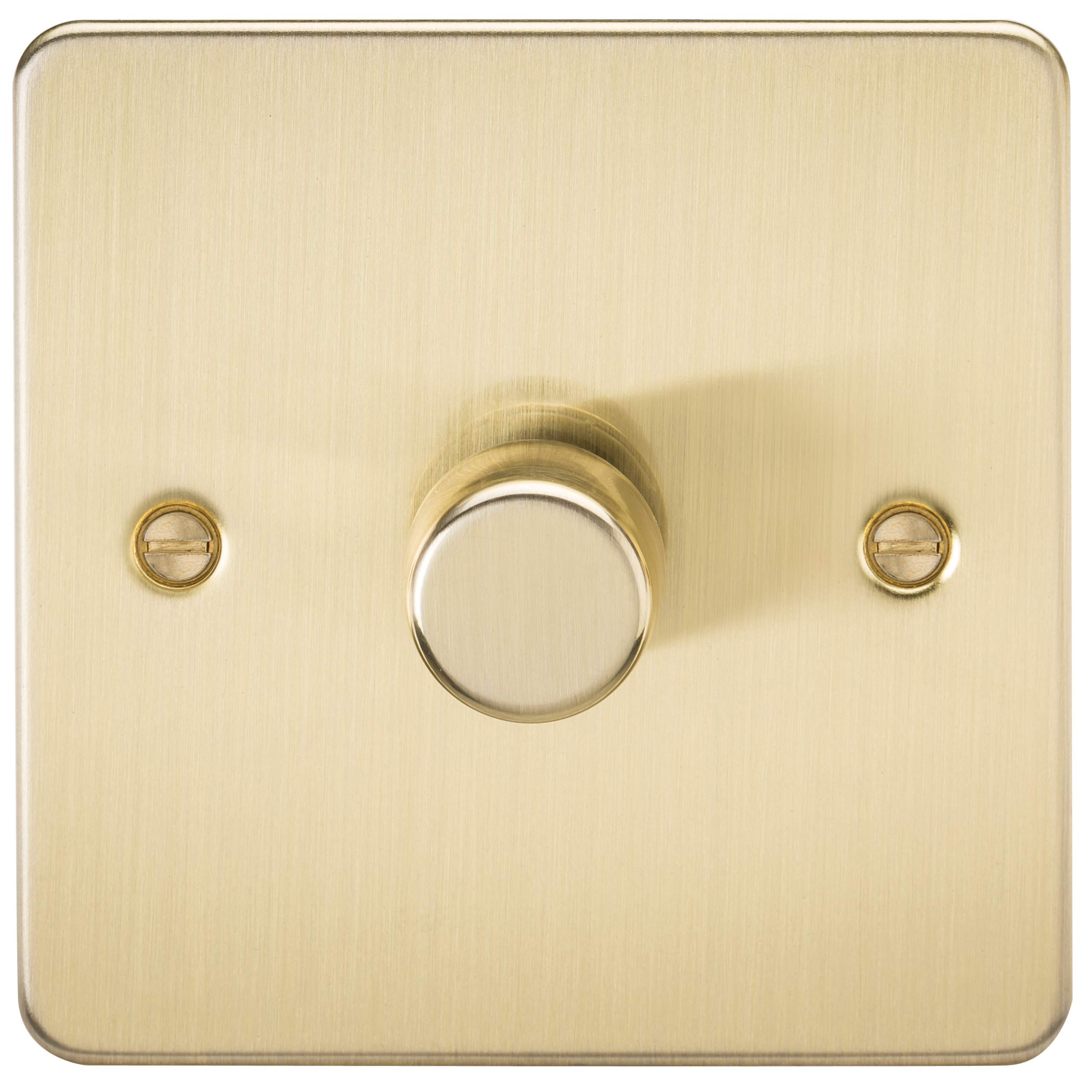 1G 2-way 10-200W (5-150W LED) Intelligent dimmer - Brushed Brass