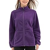 Argstar Women's Fleece Jacket with 6 Pockets (XS-2XL)