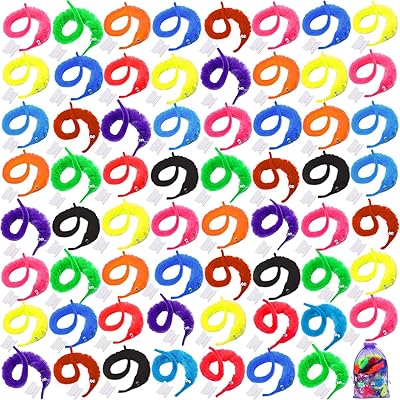 6 Stuks Magic Worm Speelgoed Worm Op Een String Fuzzy Worm Wiggly Worm Twisty Speelgoed Kat Wand Speelgoed Truc Speelgoed carnaval Party Favor Gift Voor Kids  26
