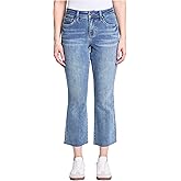 ROYALTY FOR ME Women's Premium Stretch Cropped Kick Flare, T Tinted Blue, 06