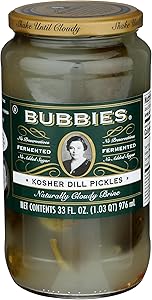 Bubbies, Pickles, Kosher Dills, 33 oz
