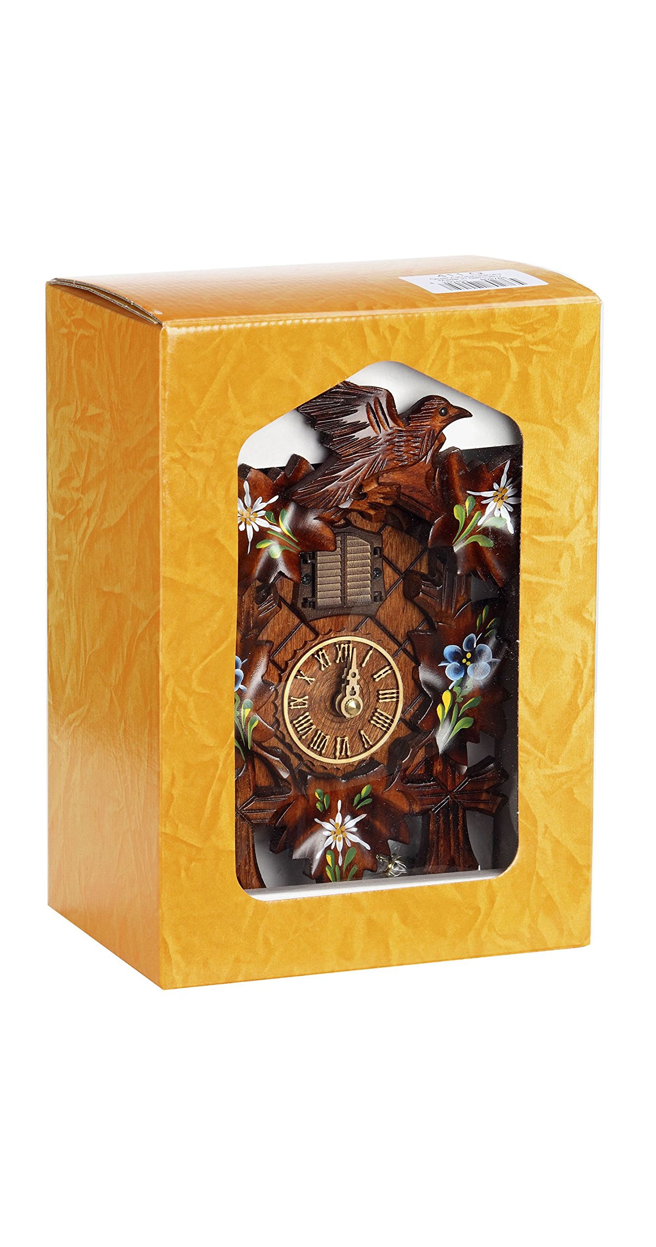 Trenkle Quartz Cuckoo Watch 5 Foliages Bird with Music in Gift Box TU 411 QM KSV