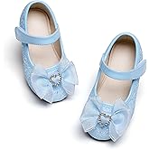 ESTINE Mary Jane Flats for Toddler Girls Little Kids Glittery Dress Princess Wedding Ballet Shoes