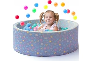 Nimboo Foam Ball Pit for Toddlers - Soft Baby Ball Pit for Babies, Toddler Ball Pit, Ball Pits, Ballpit, Kids Foam Pit