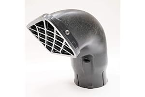 LEDIN Universal Fit Mudding Snorkel Head 3.5" Inner Diameter Top Mount Ram Off Road 4x4 Replacement