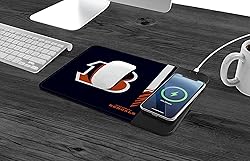 SOAR NFL Wireless Charging Mouse Pad, Cincinnati