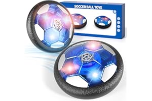 WATUDOU 2PCS Hover Soccer Ball Toys for Kids Boys, Indoor Outdoor Outside Soccer Ball Game Toys for Kids Boys Ages 3-5 4-8, Toys Gifts for 3 4 5 Year Old Boys, 3 4 5 Year Old Boys Toys Birthday Gifts