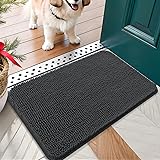 OLANLY Dog Door Mat for Muddy Paws 24x16, Absorbs