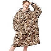 LetsFunny Blanket Hoodie,Oversized Wearable Sherpa Fleece Blanket Sweatshirt,Super Soft Warm Cozy with Giant Pocket,Gifts for Women Men Adults Teenagers Kids, One Size Fits All