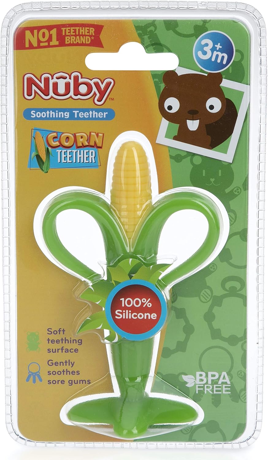 nuby corn teether