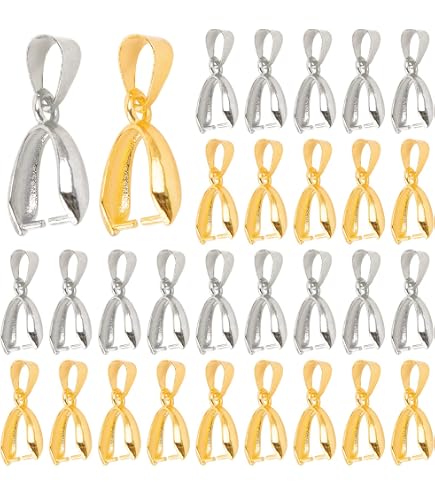 SUNNYCLUE 1Boîte 120Pcs 2Couleurs Pendentifs Pincée Charme Connecteur Conclusions Pendentif Bélières Fermoirs en Laiton Coupe Perle Peg Bélières Broche Pendentifs pour Perles Demi-Percées SUNNYCLUE 1Boîte 120Pcs 2Couleurs Pendentifs Pincée Charme Connecteur Conclusions Pendentif Bélières Fermoirs en Laiton Coupe Perle Peg Bélières Broche Pendentifs pour Perles Demi-Percées