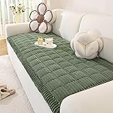 Couch Cover for Dogs Washable, Pet Couch Covers for Sofa, Soft Fuzzy Sectional Sofa Cover L Shape, Thick Couch Protector Pet Friendly, Paw Cart Dog Mat for Couches and Sofas (27.6" x 59", Green)