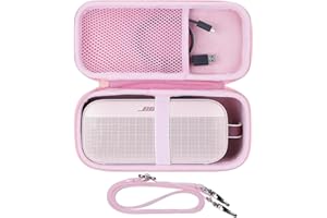 Peyyargo Storage Case Compatible with Bose SoundLink Flex 2nd Gen/Bose SoundLink Flex Portable Speaker (Petal Pink)