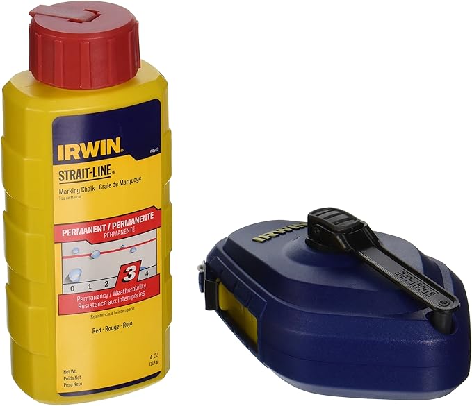 StraitLine 1932885 Irwin Speedline Chalk Reel, Red Amazon.ca Tools