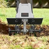 VonHaus Electric Tiller 1500W Rotavator Garden Cultivator 450mm 400RPM view 8