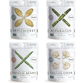 POSHI Marinated Veggie Snack Variety Pack, 4 Veggie Varieties, 12 Pouches | 12-Count Variety Pack of Marinated Vegetables, Fully Cooked, Keto Friendly, Gluten Free, Nuts &amp; Soy Free, Vegan, Non-GMO