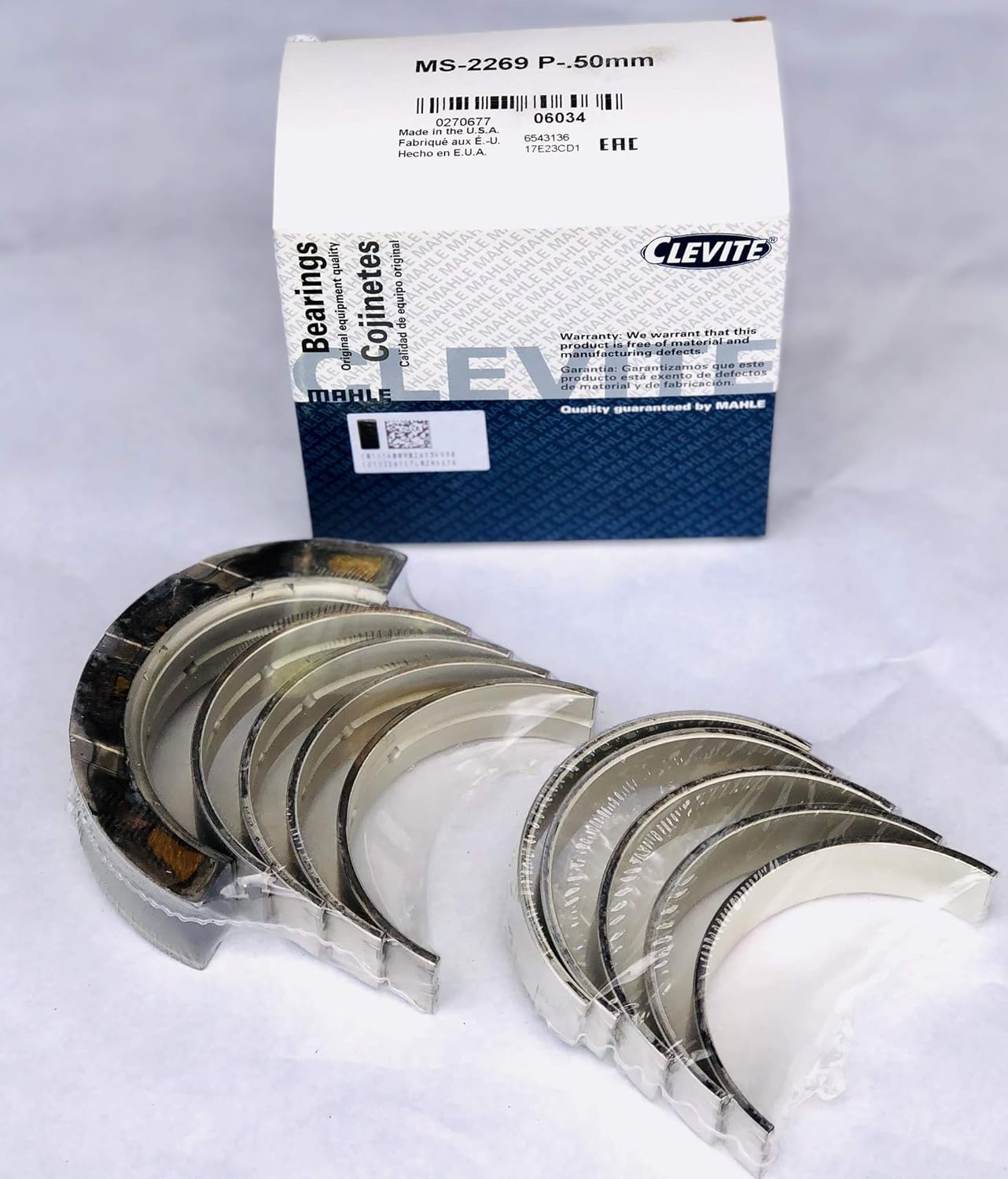 Rod & Main Bearings Clevite77 Crankshaft Bearings Kit PLUS Cam Bearings compatible with 200810