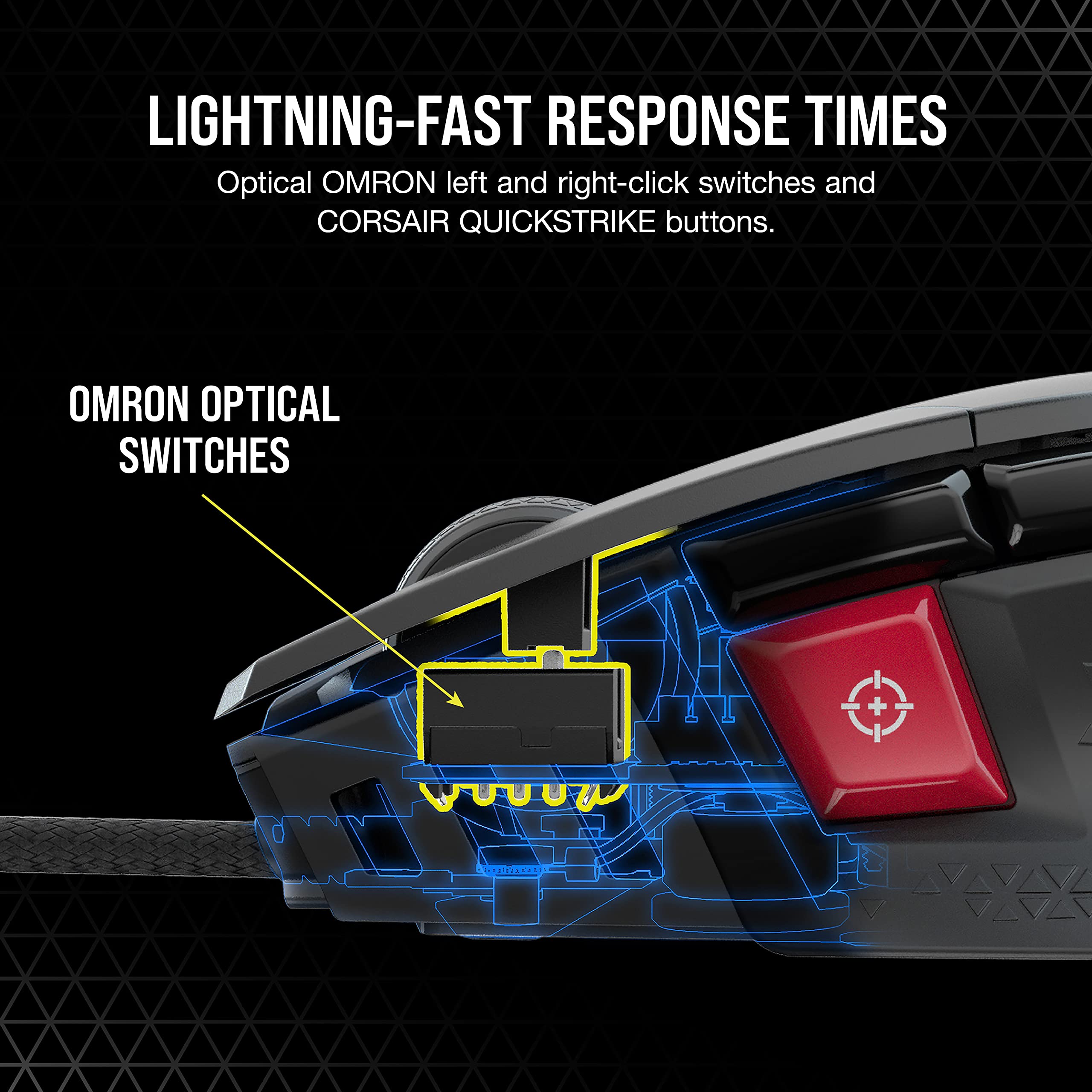 Corsair M65 RGB Ultra, Tunable FPS Gaming Mouse (Renewed)